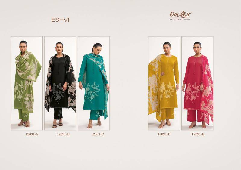 Omtex eshvi ikat Wholesale dress material market rates in Mumbai